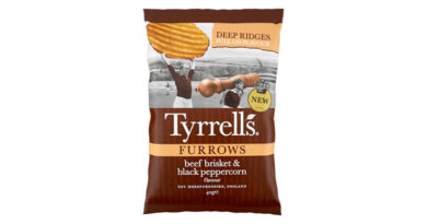 KP Snacks Launches Tyrrells Furrows Beef Brisket & Black Peppercorn In Ooh Channel