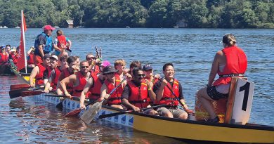 Hotel Group Paddlers Race To Victory In Dragon Boat Regatta