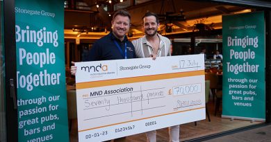 Stonegate Group Celebrates Raising £70,000 For Motor Neurone Disease Association At A Recent Charity Event
