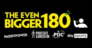 Paddy Power, Sky Sports and the Professional Darts Corporation join forces to launch The Even Bigger 180 campaign with Prostate Cancer UK