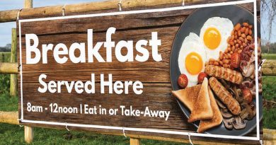 Food Banners That Sell for You – From Breakfast to Sunday Roasts