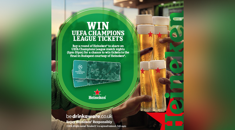 Stonegate Group Partners with Heineken on Nationwide UEFA Champions League Activation to Drive Pub Footfall