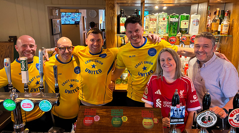 Pub Leaders Step Behind Tingley Bar to Raise £1,350 for Mental Health Charity