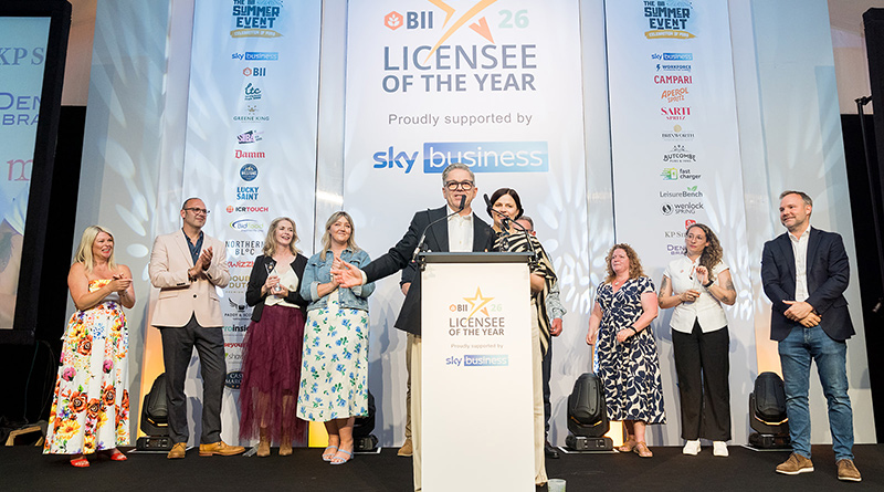 BII Licensee of the Year Award 2026 Winners are Eamonn England & Arina Piskunova of The Windsor Castle