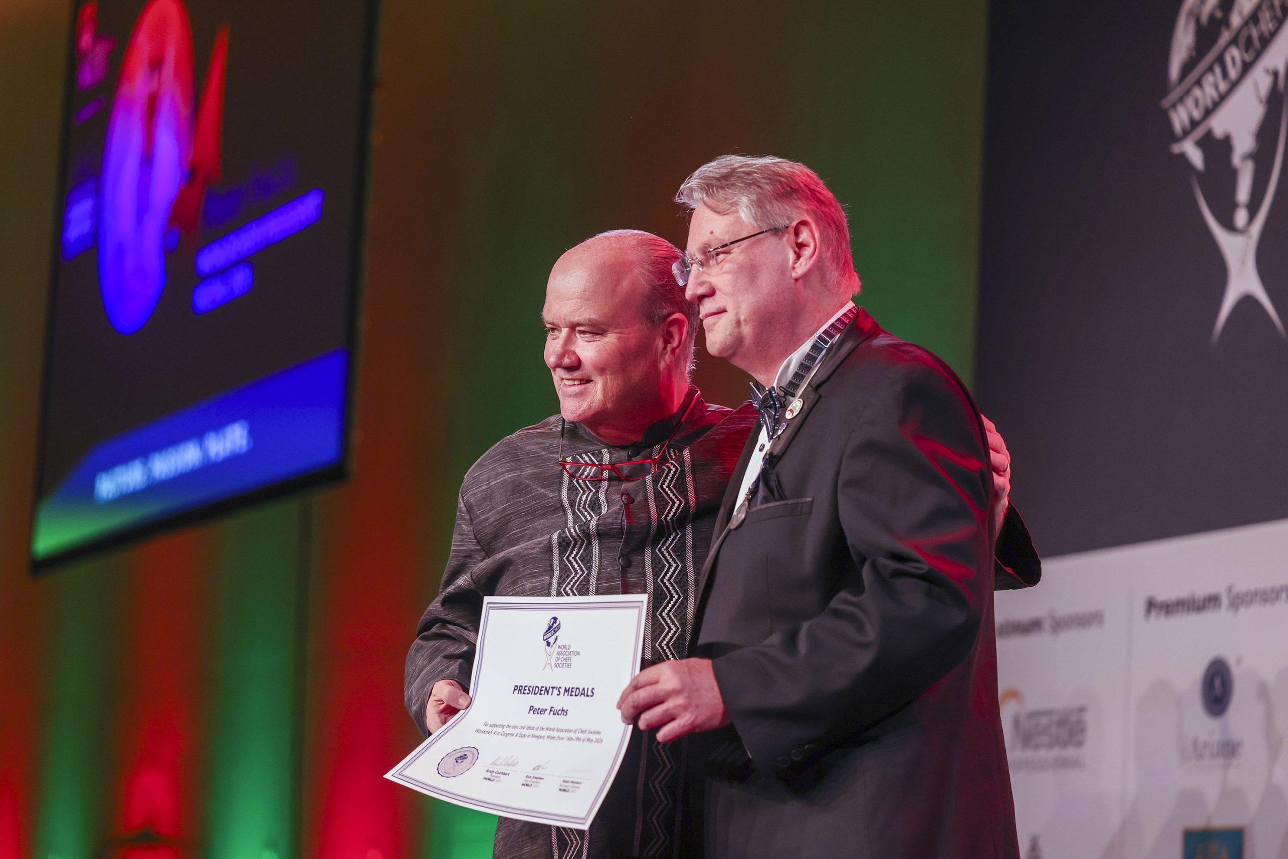 Culinary Director Peter Recognised with Worldchefs President’s Medal - CLH News: Caterer, Licensee and Hotelier News - News fo