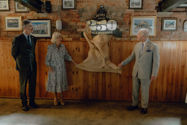 The King and Queen Commemorate 250 Years of Hall & Woodhouse