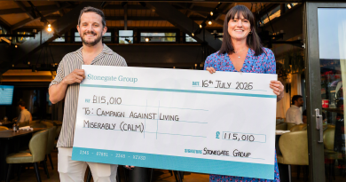 Stonegate Raises £115,000 for CALM in Biggest-Ever Fundraising Day