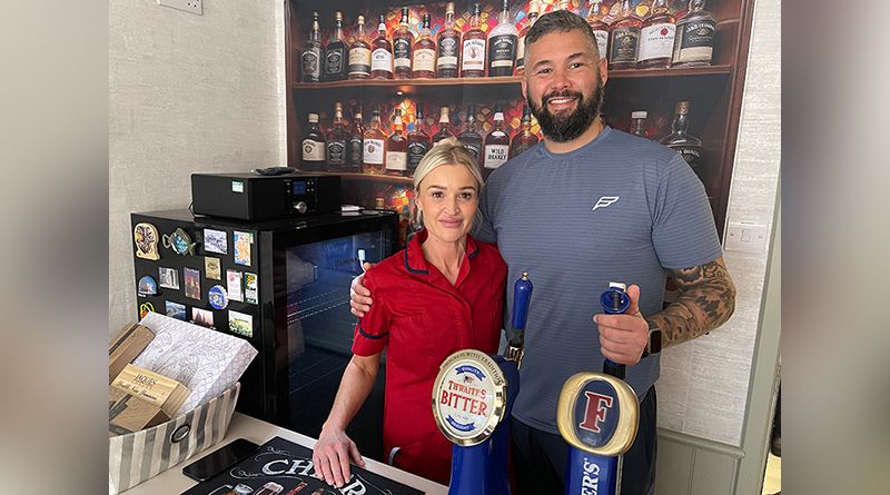 Tony Bellew Officially Opens Newly Refurbished Dementia Pub at Arrowe Park Hospital